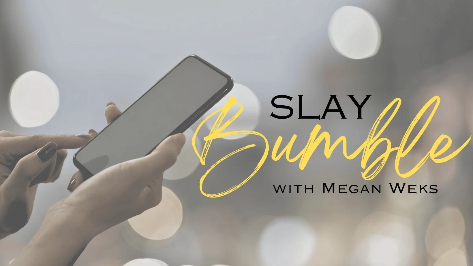 Tired of swiping and endless communication loops with men show up hot and then cold?  Are you dumbfounded by the lack of dates you are getting? Get ready to SLAY BUMBLE!  This course is your guide in order to create faster results immediately! 